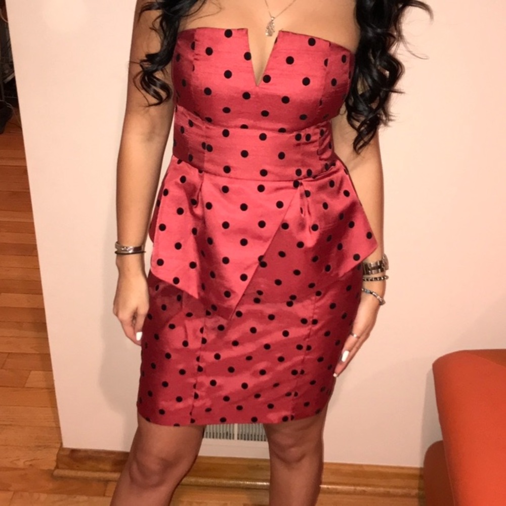 Vintage inspired polka dot dress